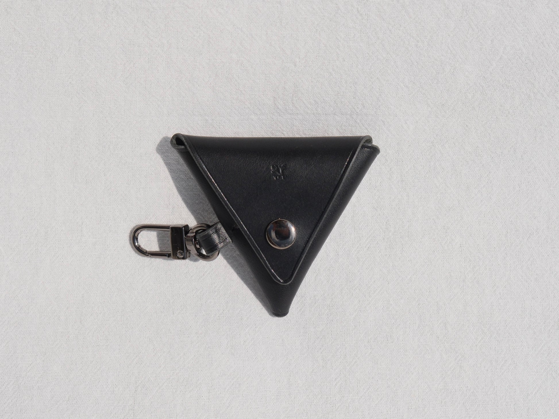 Triangle Coin Purse -  Black