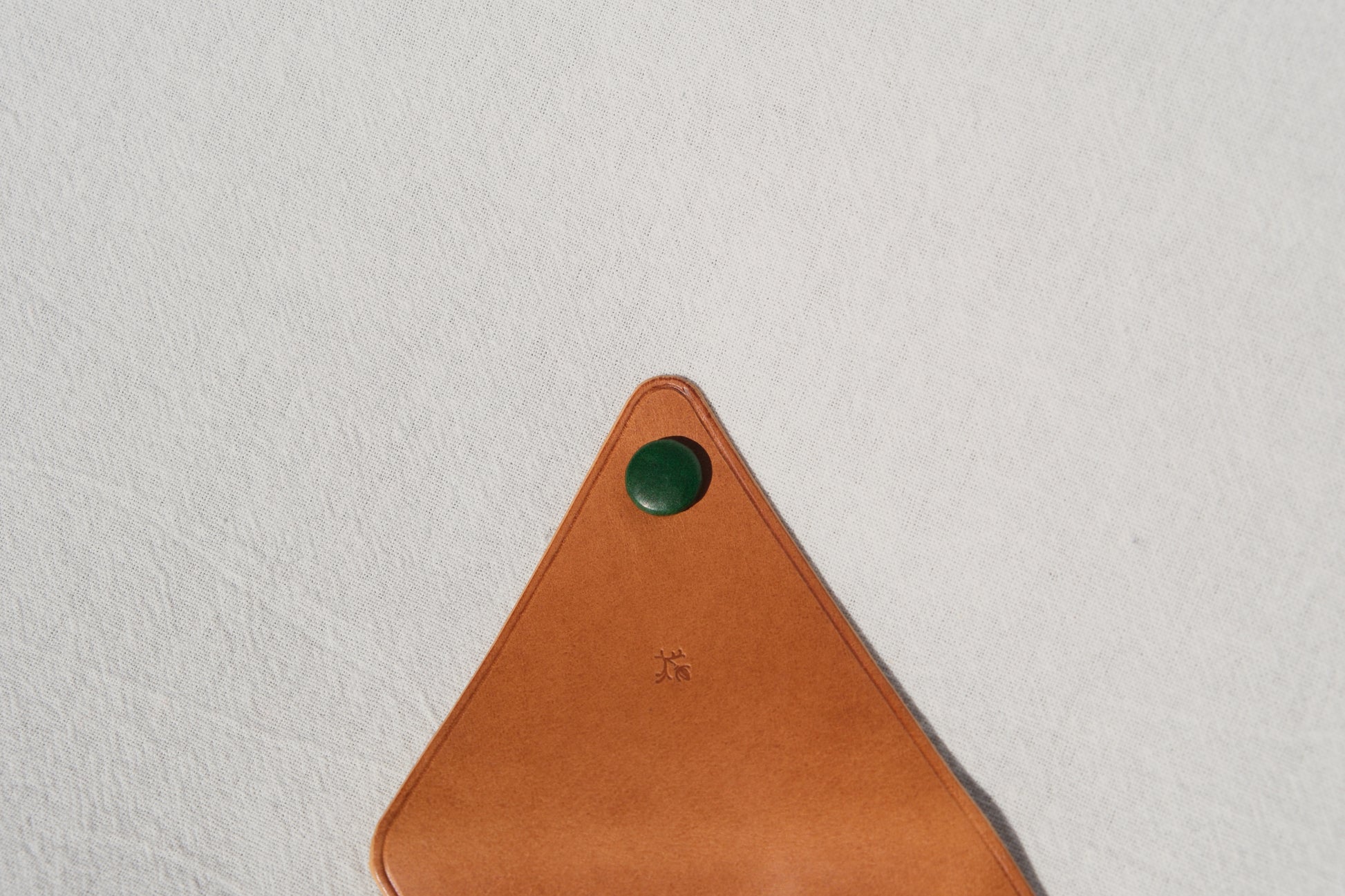 Triangle Coin Purse - Camel Small