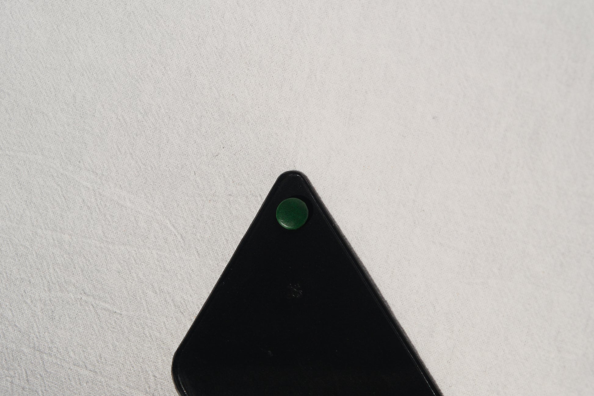 Triangle Coin Purse -  Black Small