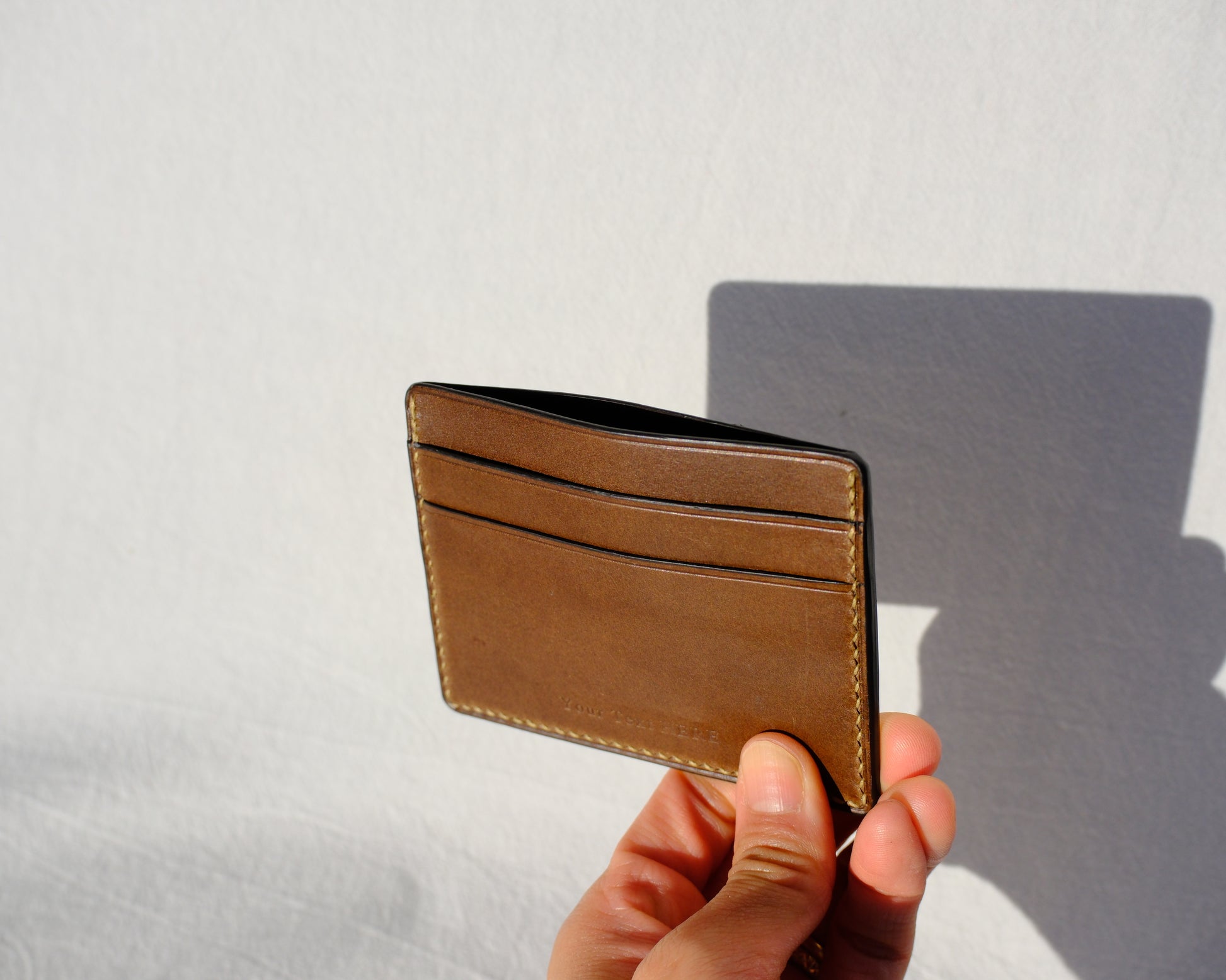 Line Card Holder - Walnut