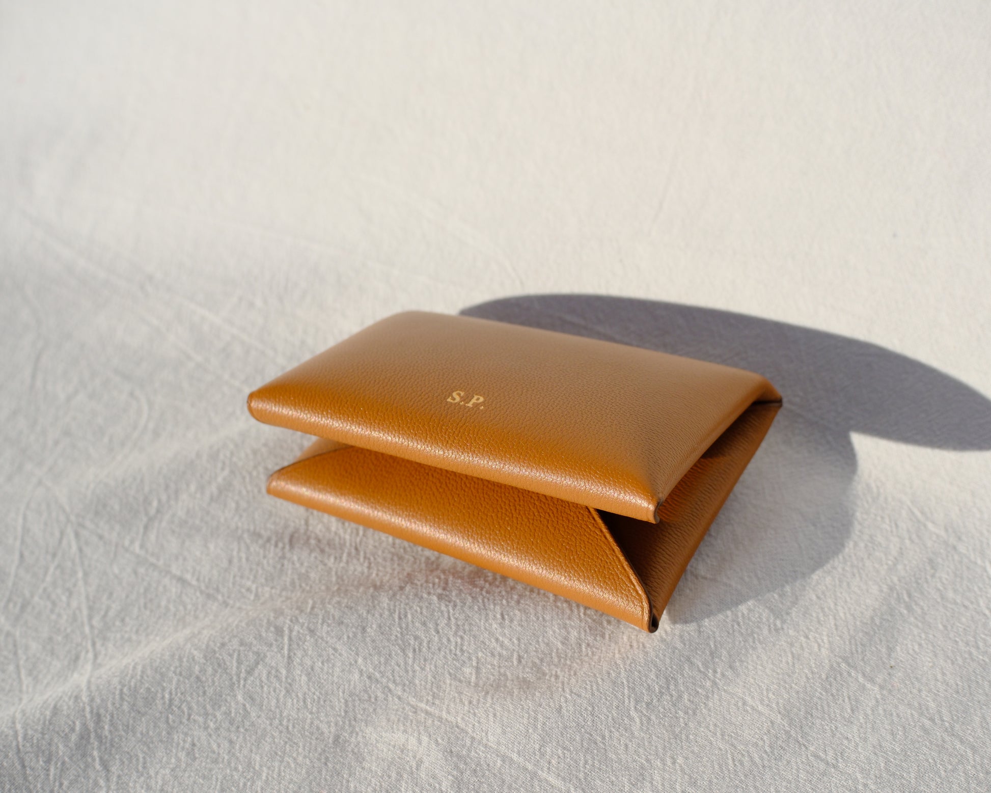 Supple Biz Card Holder - Gold