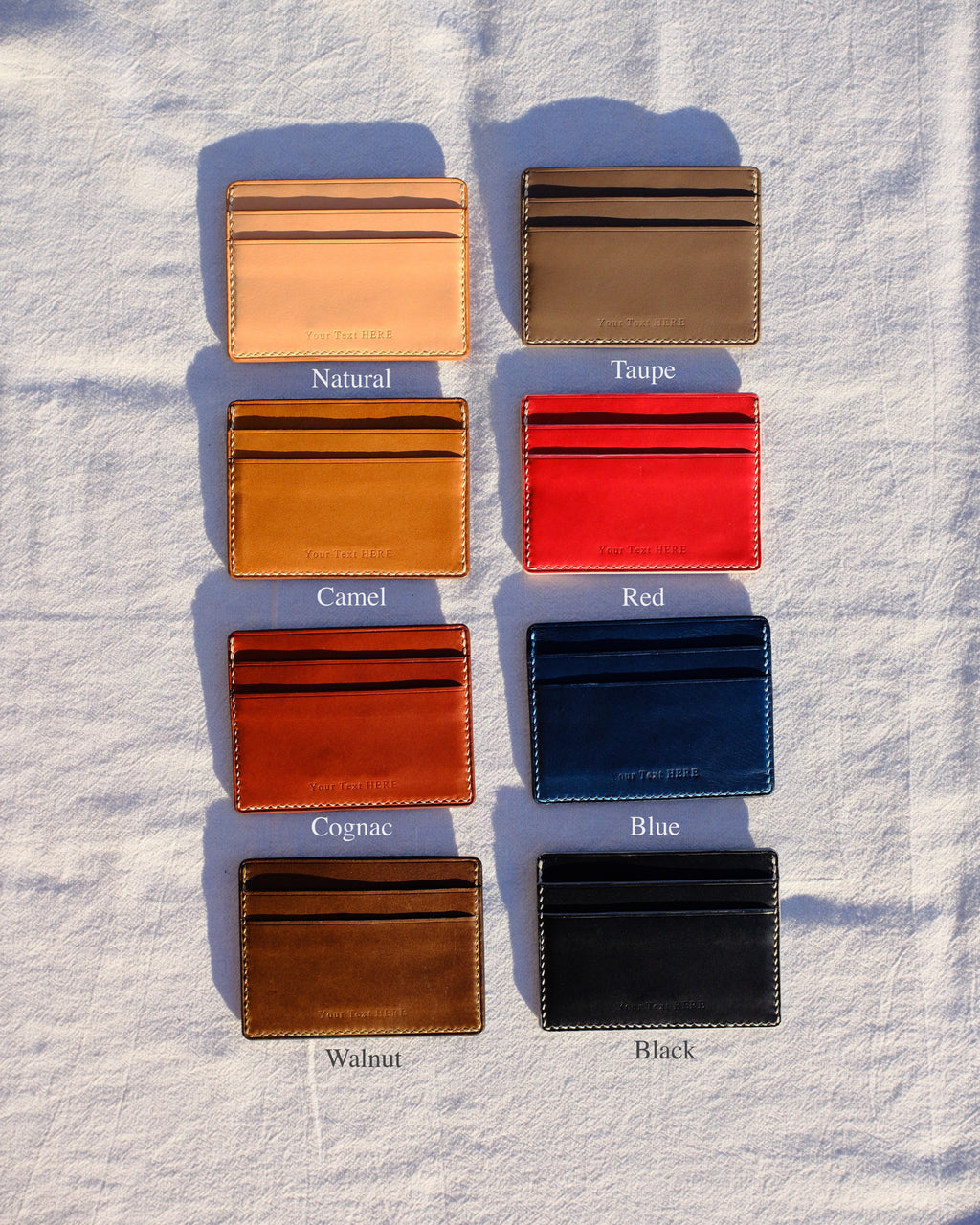 Line Card Holder - Walnut