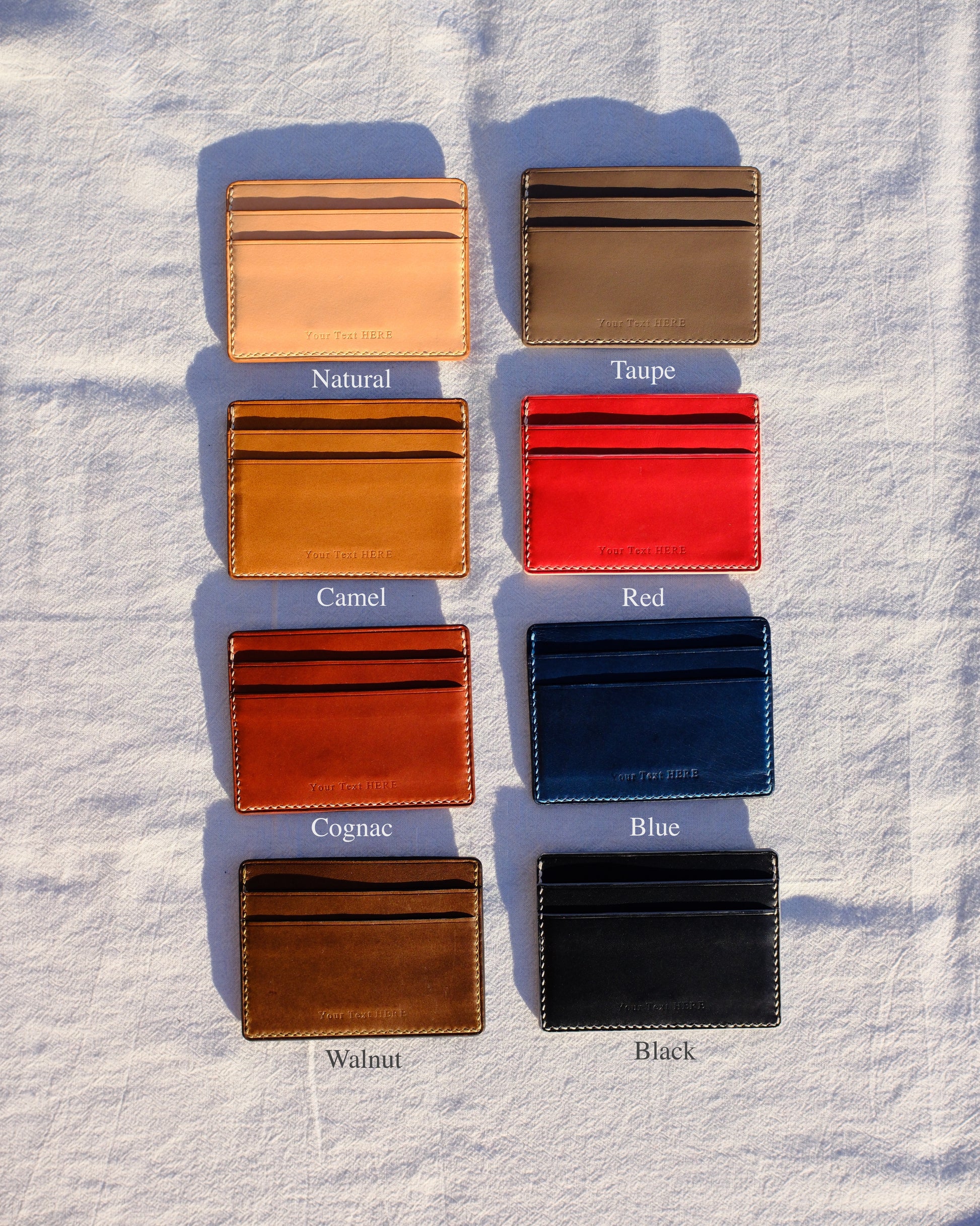 Line Card Holder - Walnut