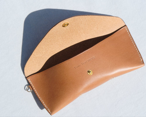 Snap Pocket Eyeware Case - Camel