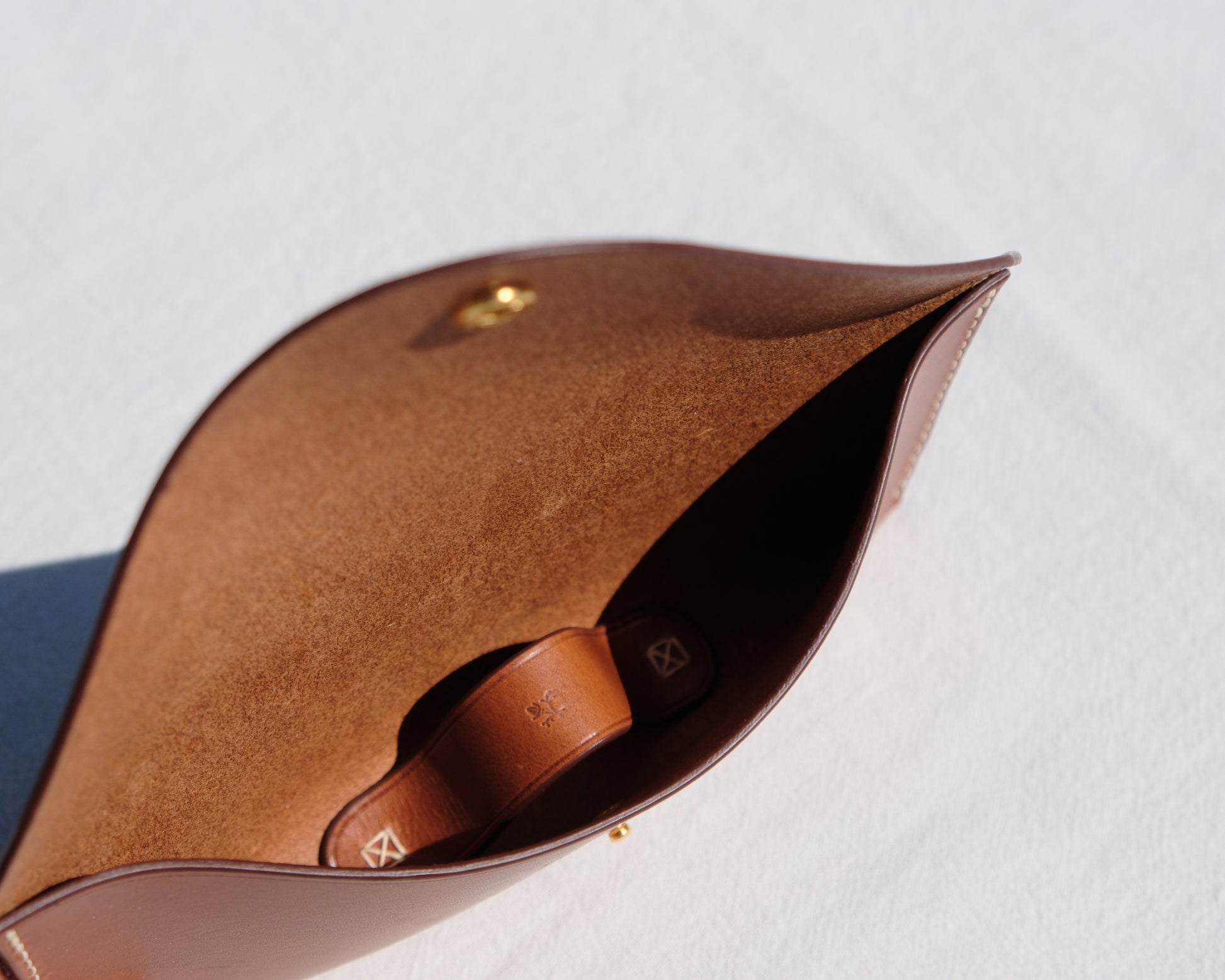 Snap Pocket Eyeware Case - Cognac