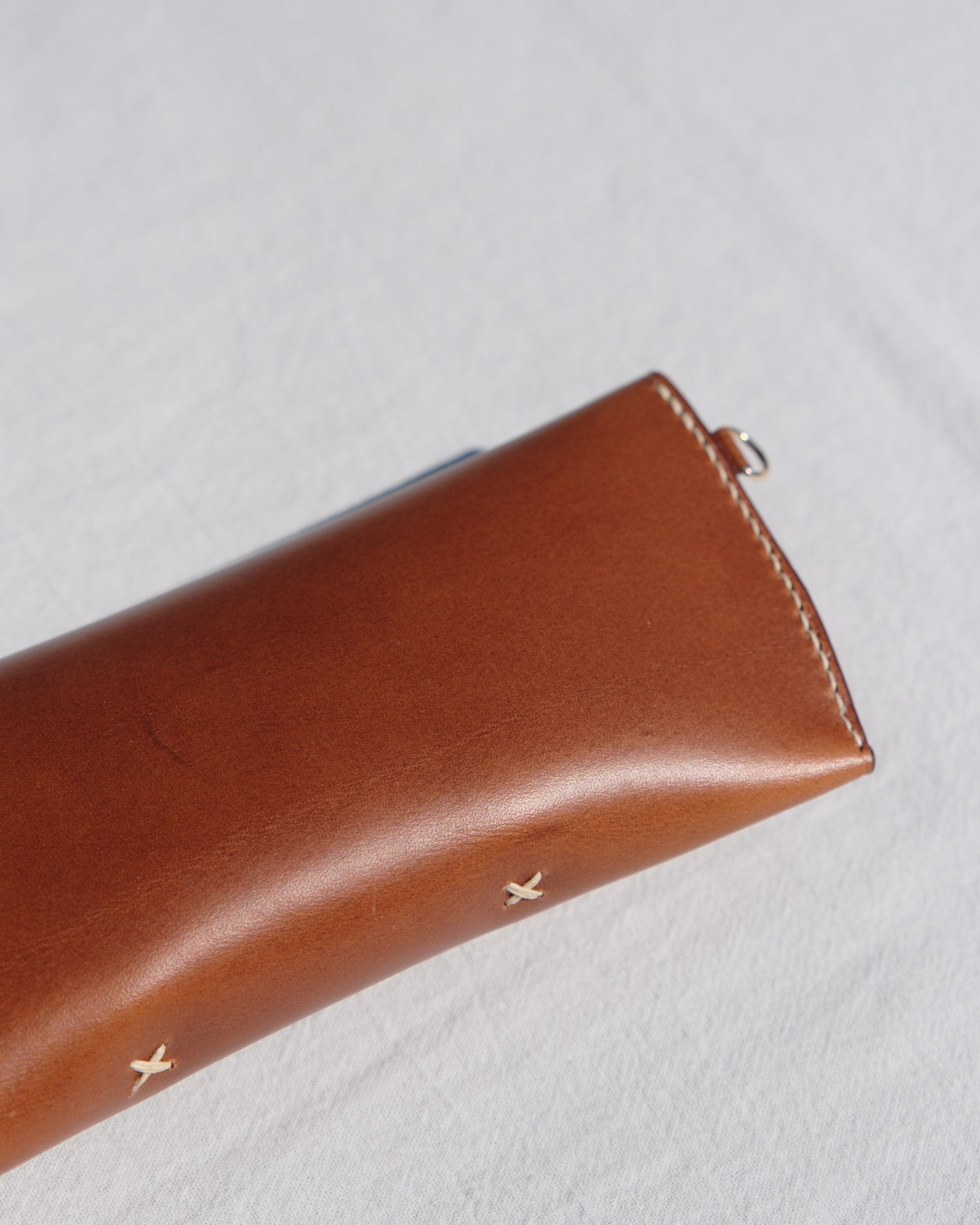 Snap Pocket Eyeware Case - Cognac