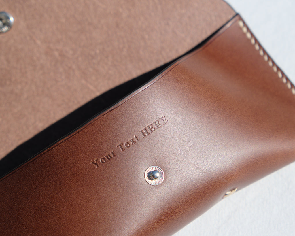 Snap Pocket Eyeware Case - Brown