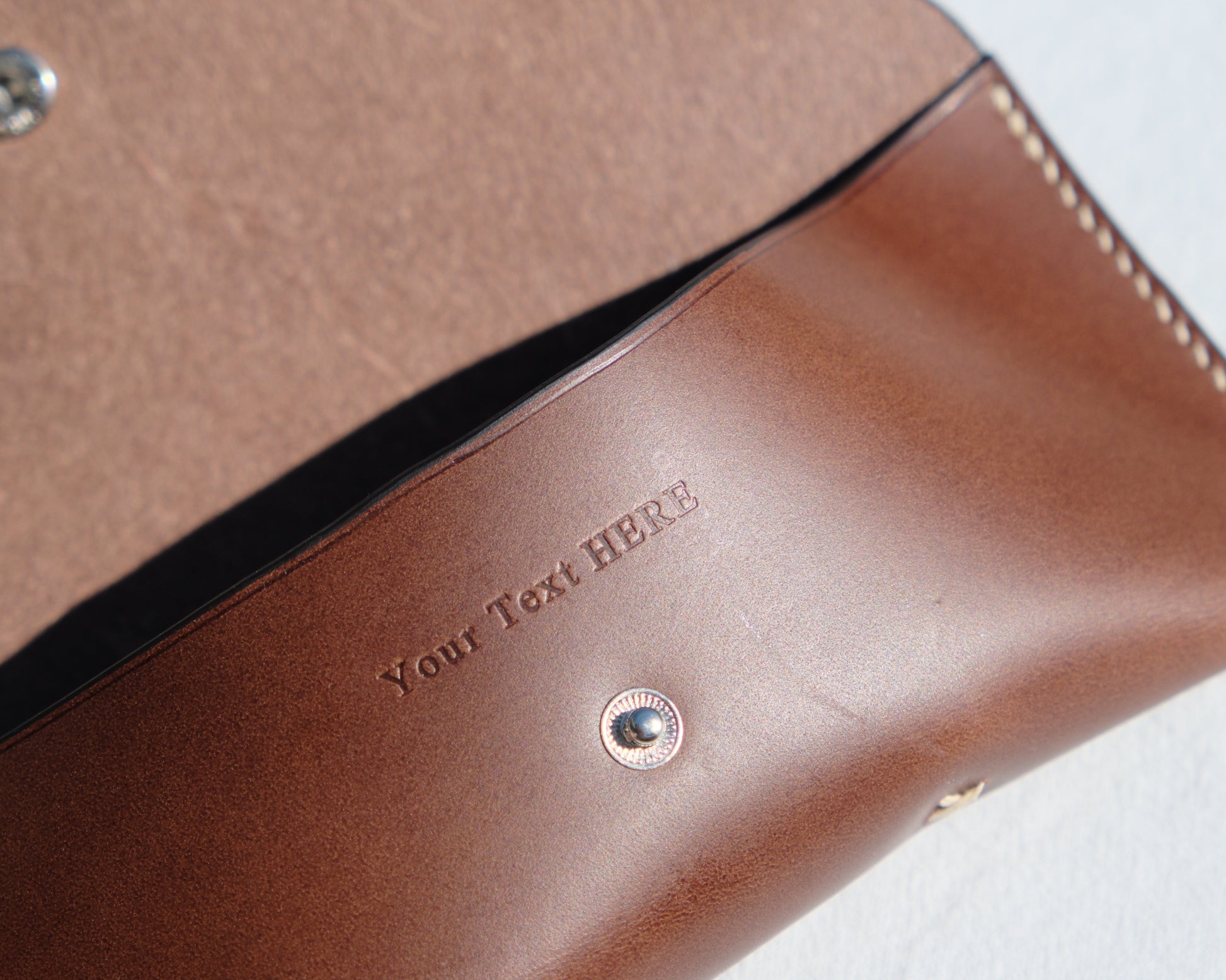 Snap Pocket Eyeware Case - Brown