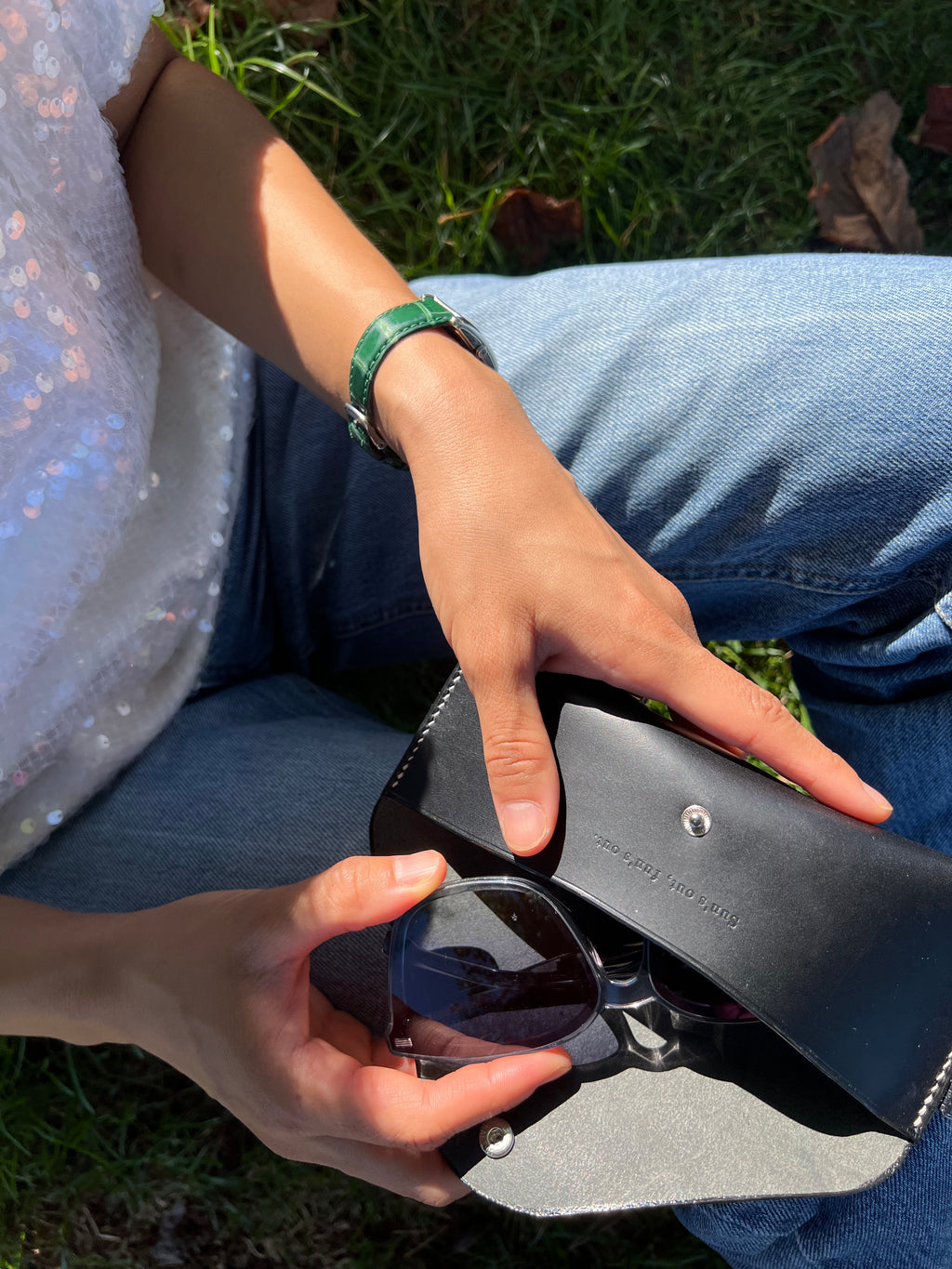 Snap Pocket Eyeware Case - Black
