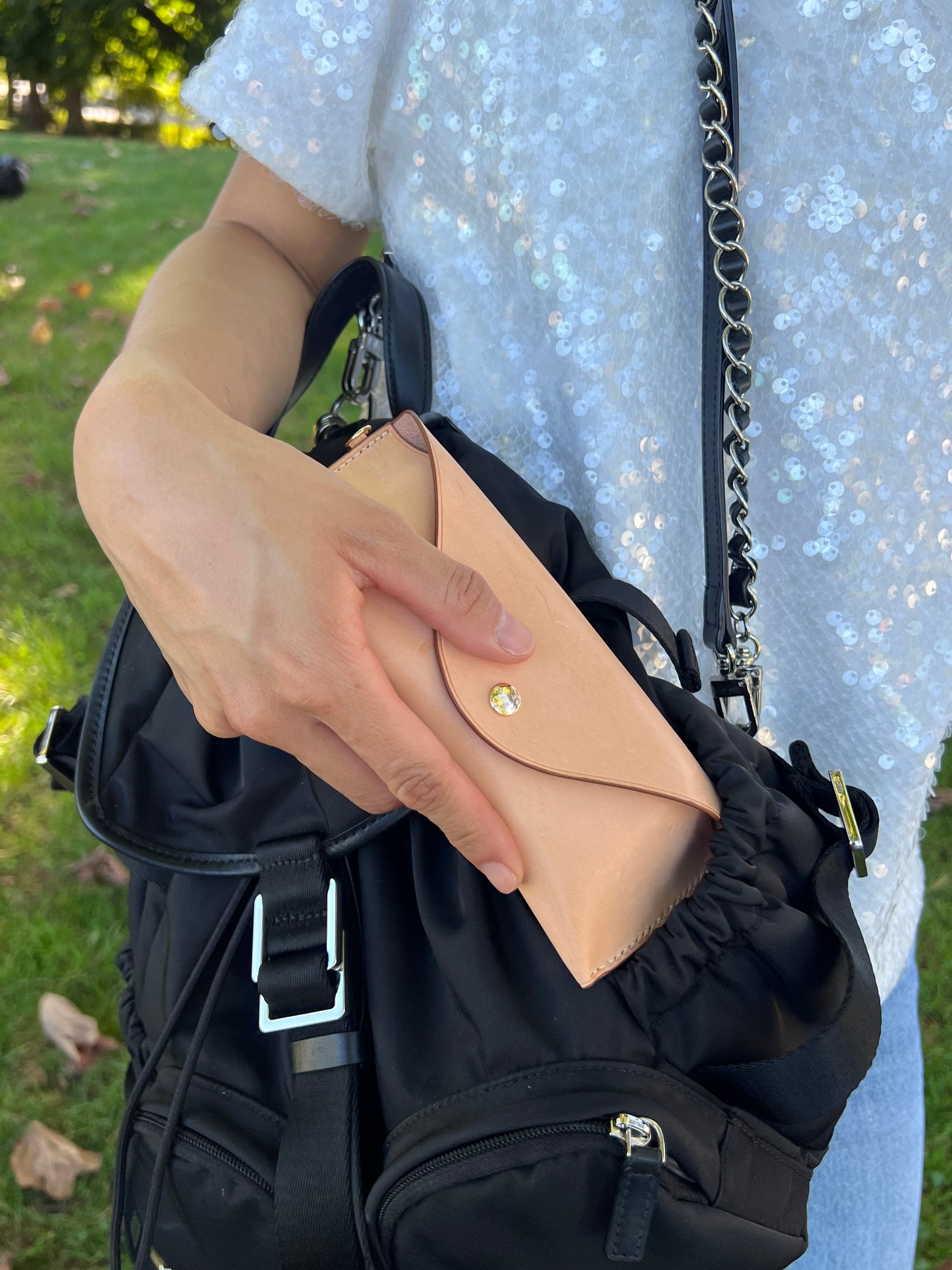 Snap Pocket Eyeware Case - Natural