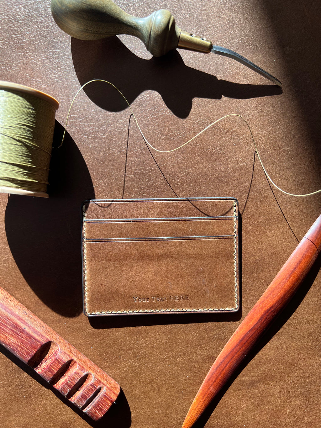 Line Card Holder - Walnut