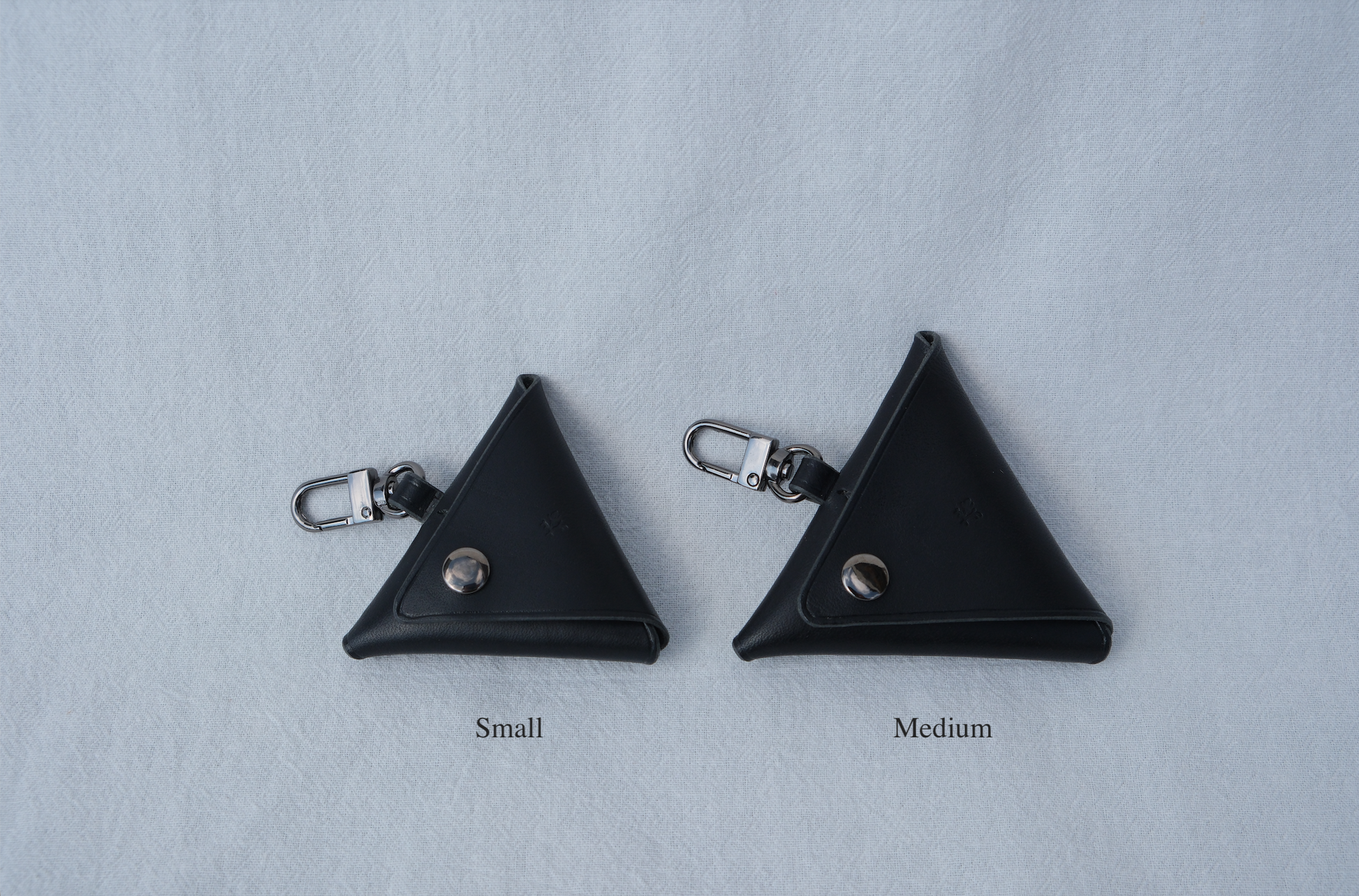 Triangle Coin Purse -  Black